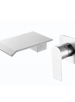 Grifo de Pared Cascada PureWave Silver - Super Ceramic Colombia